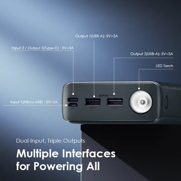 Oraimo PowerBox 300 Lit 30000mAh 15W Power Bank