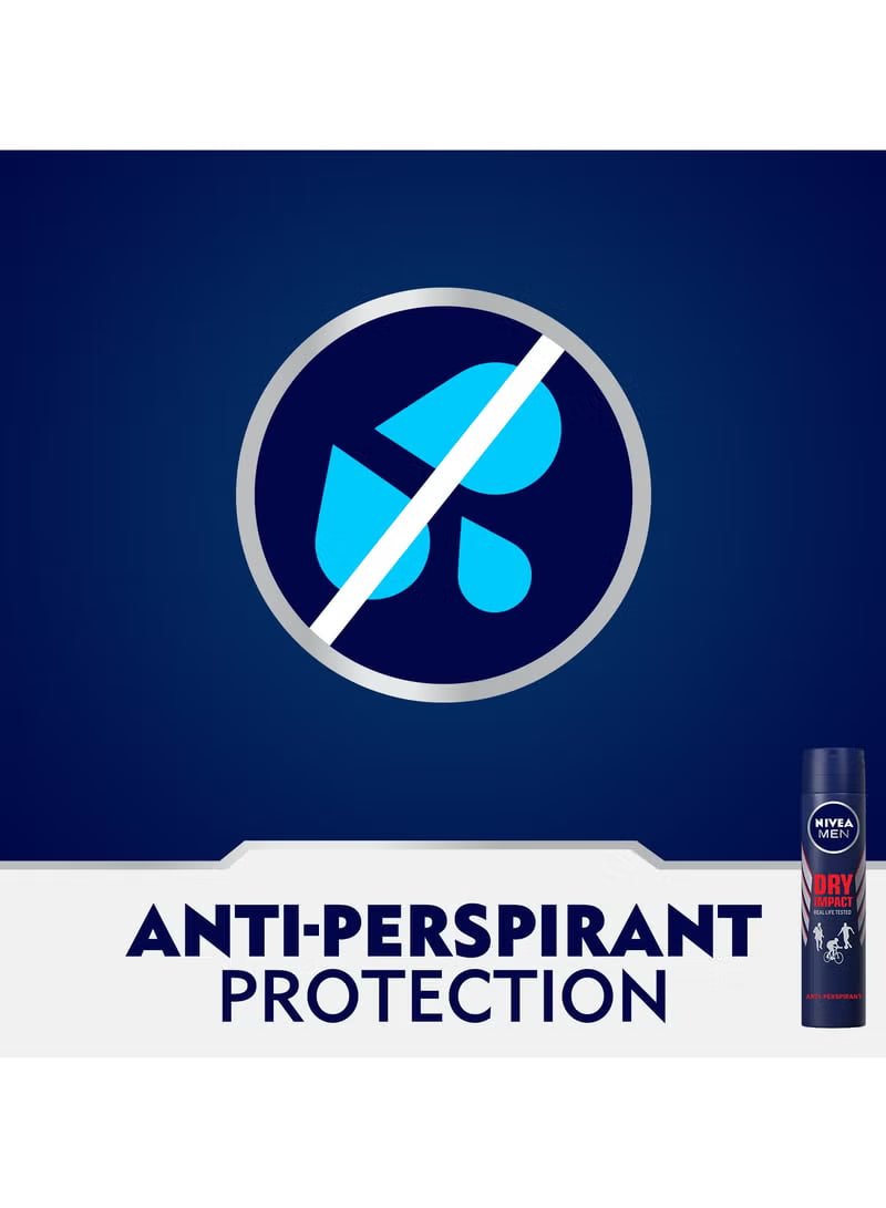 Nivea Antiperspirant Spray Dry Impact Pack of 2