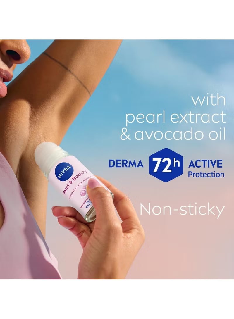 Nivea Roll on Pearl & Beauty 2x50ml 72h
