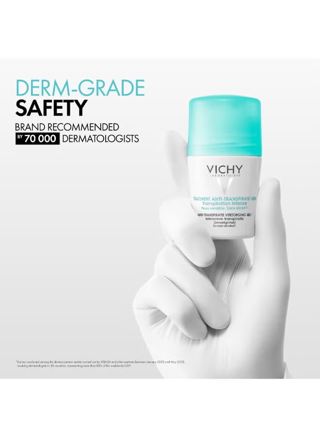 VICHY 48 Hours Anti Perspirant Deodorant Intensive Treatment White/Blue 50ml