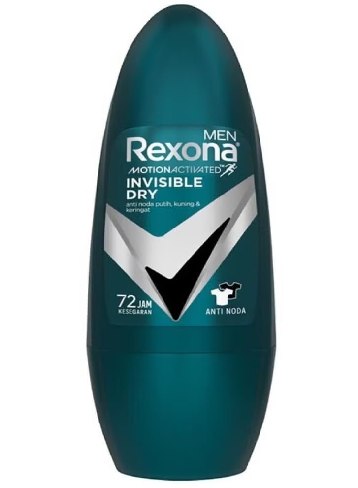 Rexona Deodorant Roll On Invisible Dry 72 Hr 45 mL