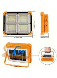 200W Solar LED Flood Light with Remote Control – Outdoor Security Light