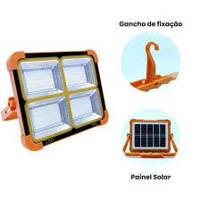 200W Solar LED Flood Light with Remote Control – Outdoor Security Light