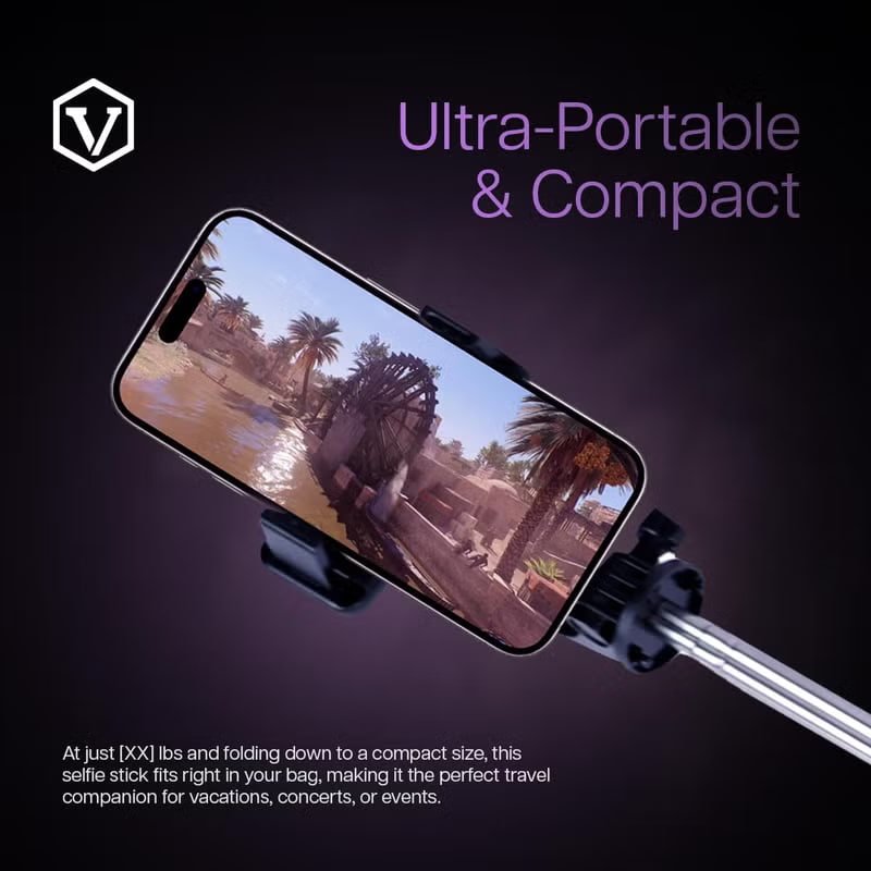 Z6 Super Long Selfie Stick with Tripod & Bluetooth Remote