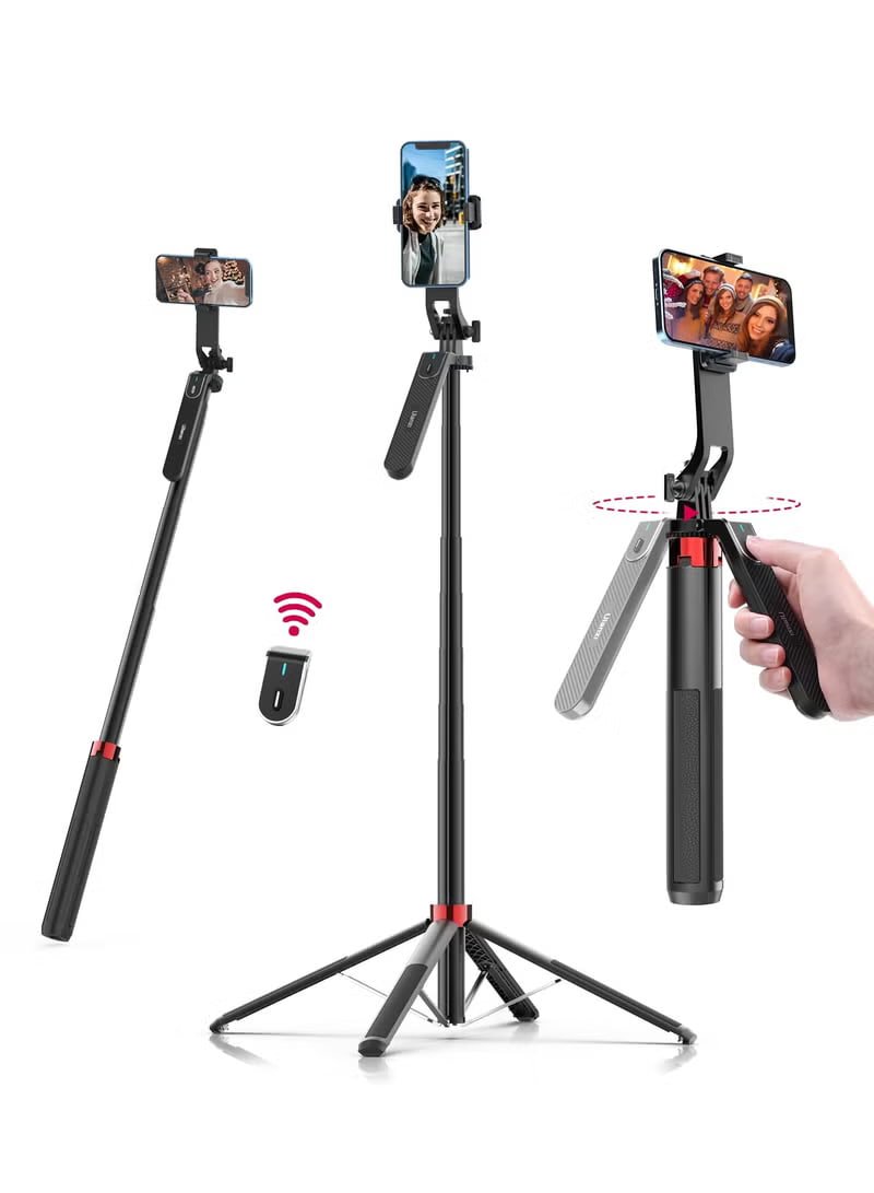 Q515TK AI Smart Tracking Gimbal Selfie Stick with Tripod