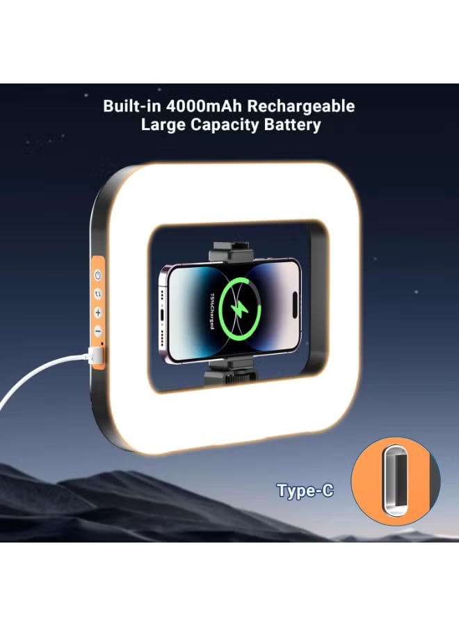 Giftmax YM200-RGB Rechargeable Handheld Ring Fill Light