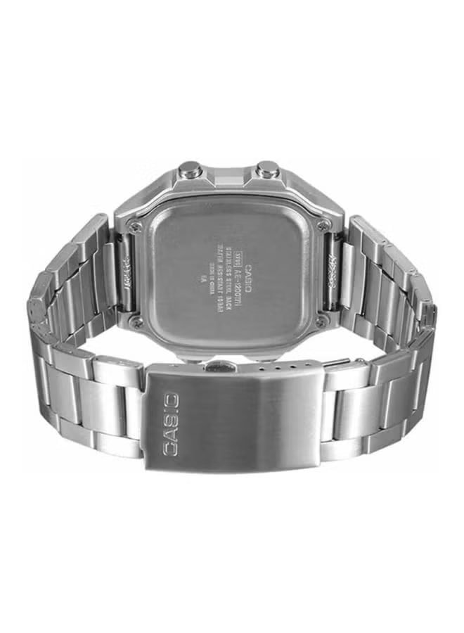 CASIO Men's Youth Digital Watch AE-1200WHD-1A – 42 mm Silver Classic