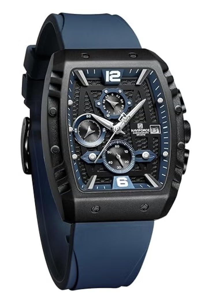 NAVIFORCE Waterproof Chronograph Sport Watch for Men – Stylish Analog Timepiece