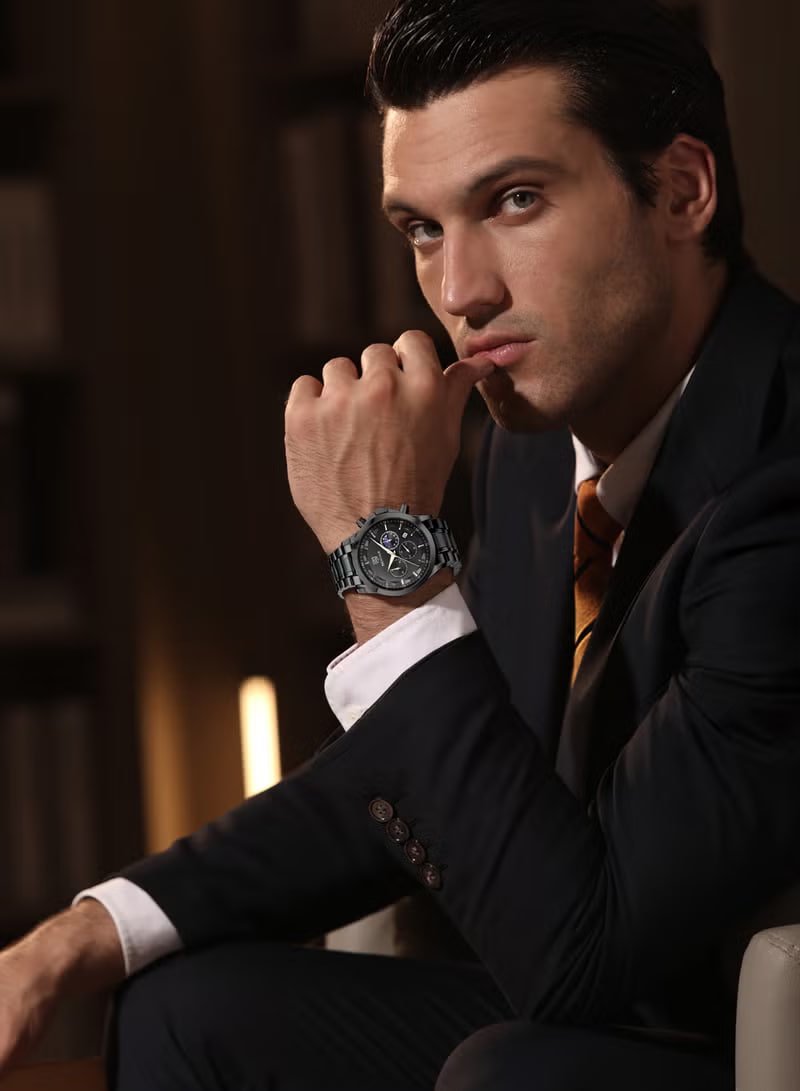 BENYAR Men's Chronograph Watch – 30M Waterproof Luminous Quartz Watch with Date Display