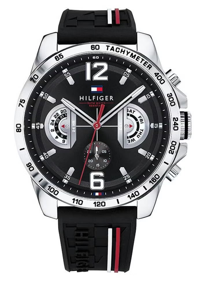 Tommy Hilfiger Men's Decker Black Dial Watch – 1791473