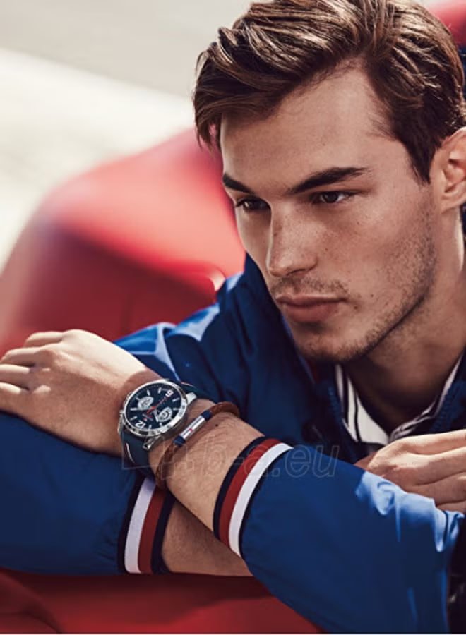 Tommy Hilfiger Men's Decker Black Dial Watch – 1791473