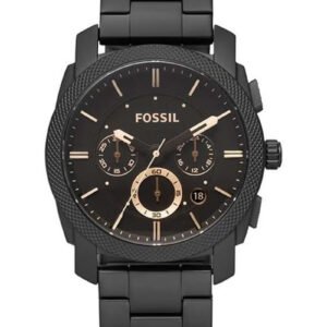 FOSSIL Men’s Stainless Steel Analog Watch FS4682 – 42 mm – Black
